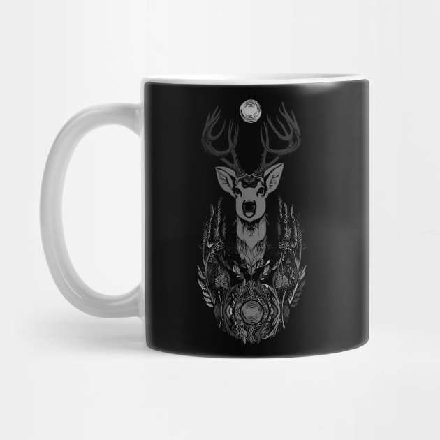 Deer. Monochrom. by yulia-rb